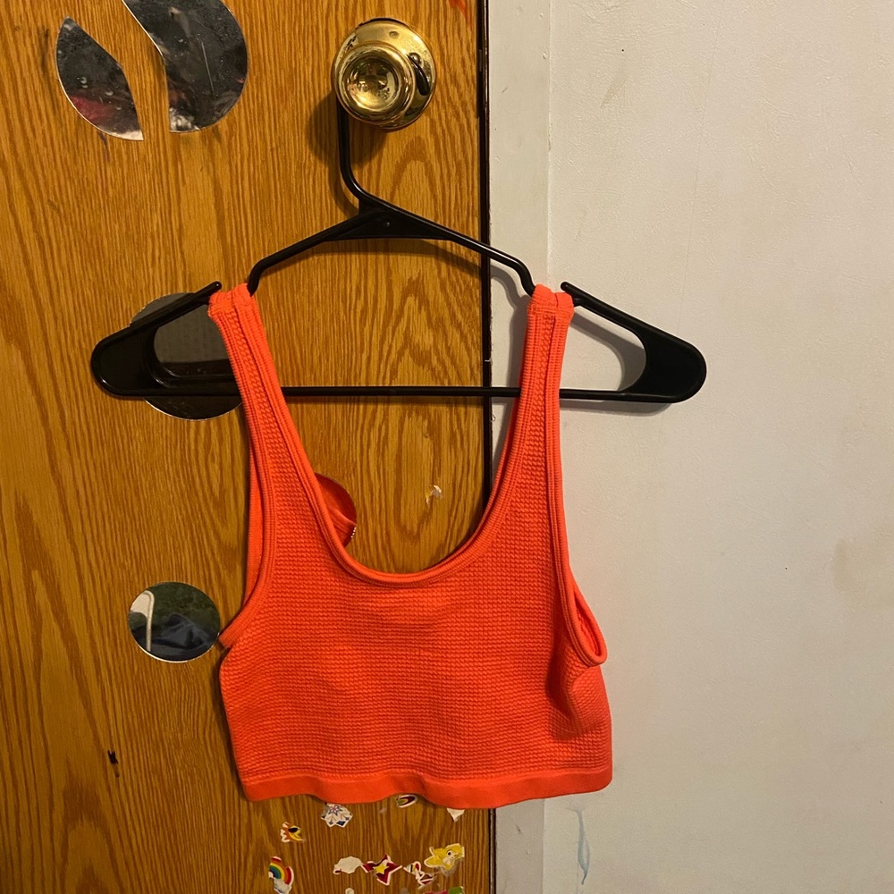 Crop top and biker shorts set